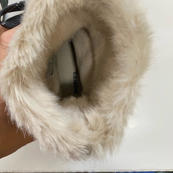 New Sorel Tivoli III Waterproof Faux Fux Boot Quarry/Cloud Grey 6 - Picture 10 of 11